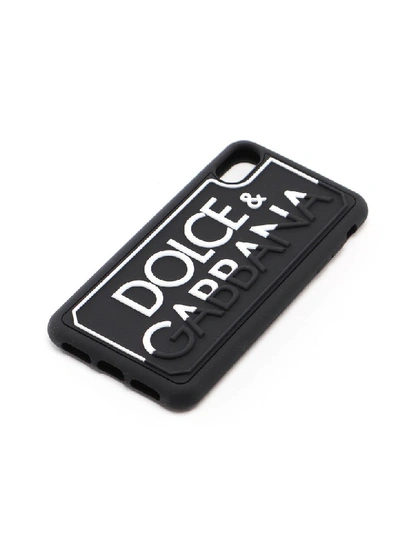 Shop Dolce & Gabbana Phone Cover In Nero/bianco