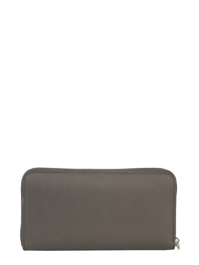 Shop Dior Zip Around Wallet In Grigio