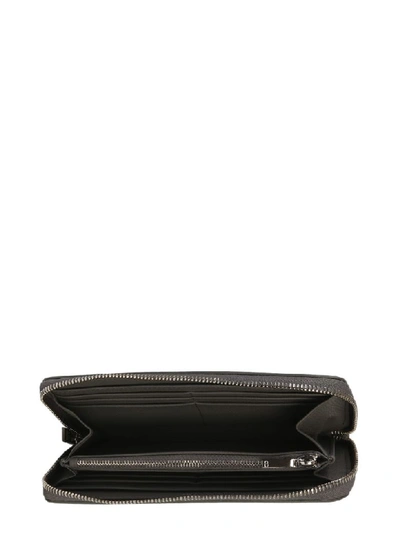 Shop Dior Zip Around Wallet In Grigio