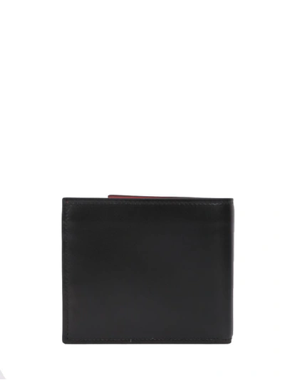 Shop Mark Cross Black Wallet In Nero/rosso