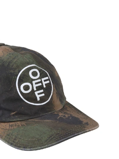 Shop Off-white Baseball Cap In Verde