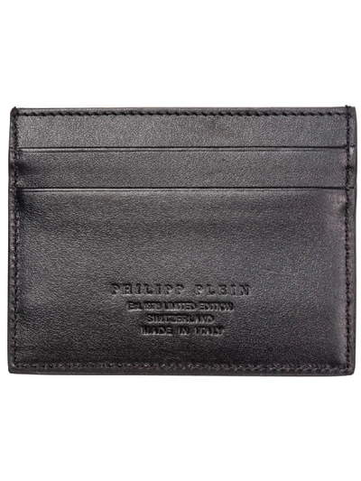 Shop Philipp Plein Anniversary 20th Credit Card Holder In Black