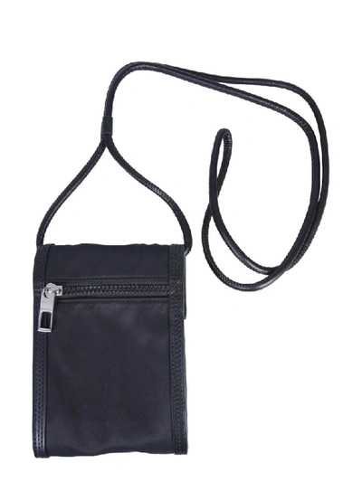 Shop Kenzo Mobile Phone Holder With Shoulder Strap In Nero