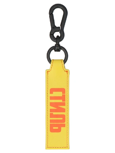 Shop Heron Preston Keyring In Giallo