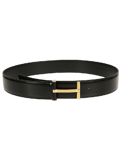 Shop Tom Ford Classic Belt In Black