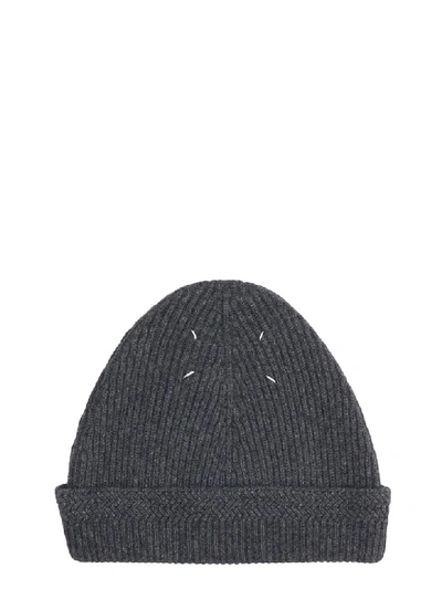 Shop Maison Margiela Hats In Grey Wool