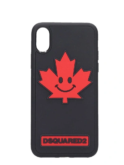 Shop Dsquared2 Iphone / Ipad Case In Black Pvc