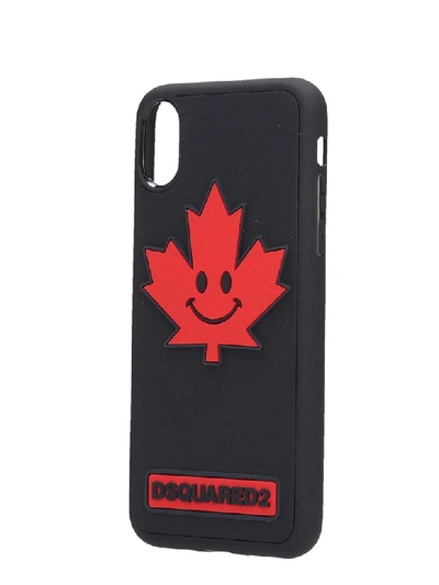 Shop Dsquared2 Iphone / Ipad Case In Black Pvc