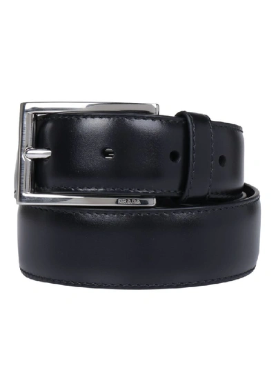 Shop Prada Belt In Nero