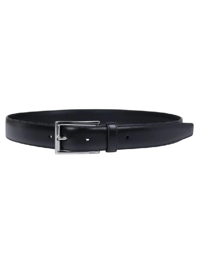 Shop Prada Belt In Nero