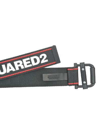 Shop Dsquared2 Logo Belt In Black