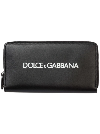 Shop Dolce & Gabbana Fou Dabsinthe Wallet In Nero