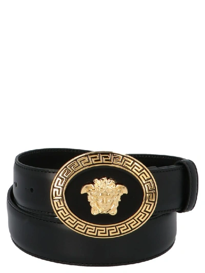 Shop Versace Belt In Black