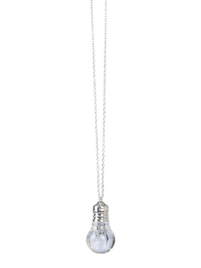 Shop Ambush Necklace With Bulb Pendant In Argento
