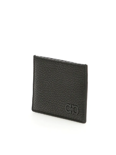 Shop Ferragamo Firenze Cardholder In Nero (black)