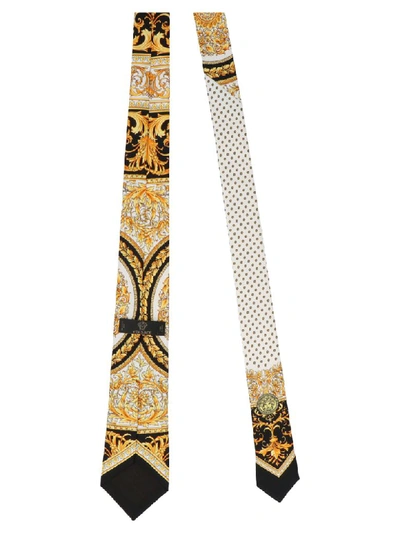 Shop Versace Tie In Multicolor