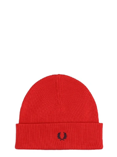 Shop Fred Perry Hats In Red Wool