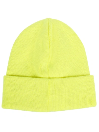 Shop Dsquared2 Logo Beanie In Yellow