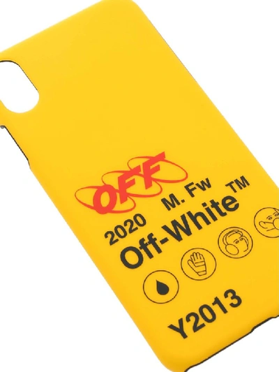 Shop Off-white Hi-tech Accessory In Yellow Black