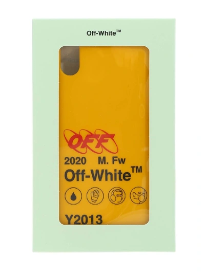 Shop Off-white Hi-tech Accessory In Yellow Black
