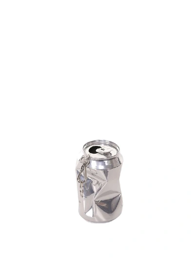 Shop Raf Simons Can Keyring In Silver