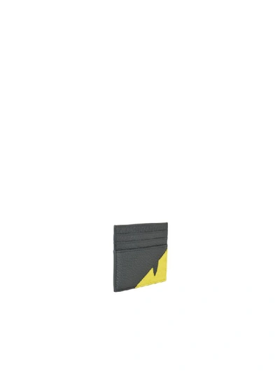 Shop Fendi Roma Business Card In Black