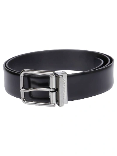 Shop Dolce & Gabbana Buckle Belt In Black