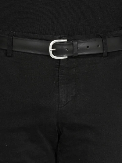 Shop Orciani Leather Belt In Black