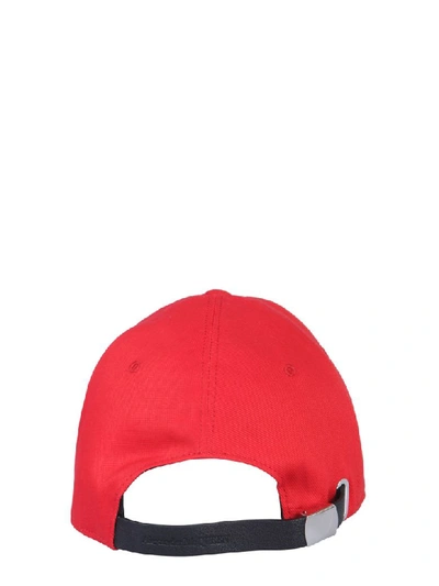 Shop Alexander Mcqueen Baseball Cap In Rosso