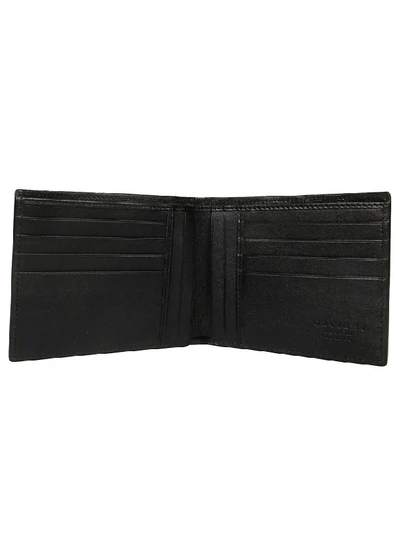 Shop Orciani Alligator Billfold Wallet In Black