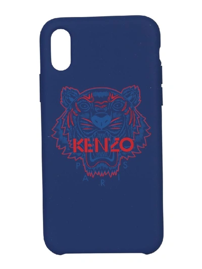 Shop Kenzo Iphone X/xs Cover In Blu