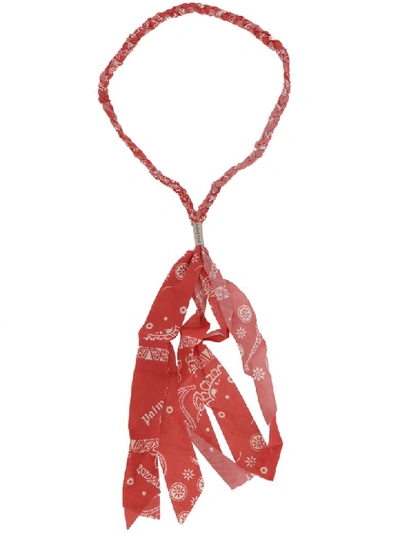Shop Palm Angels Necklace In Red