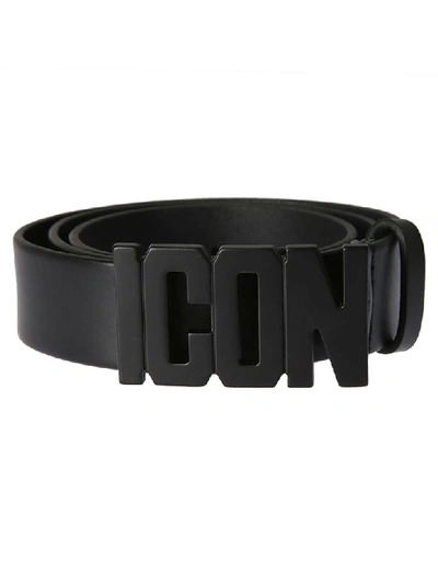 Shop Dsquared2 Icon Belt In Black