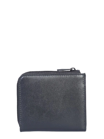 Shop Alexander Mcqueen Wallet With Logo In Nero