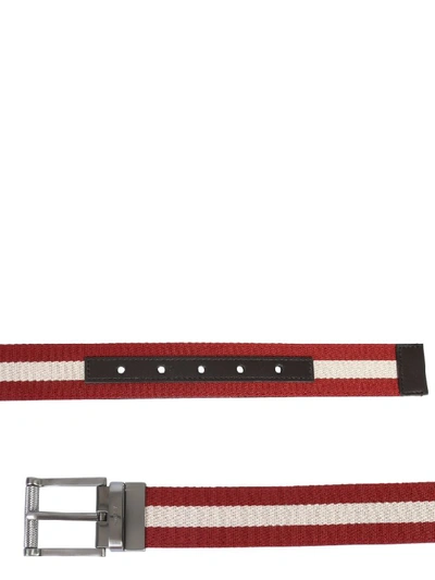 Shop Bally Tamal Belt In Rosso