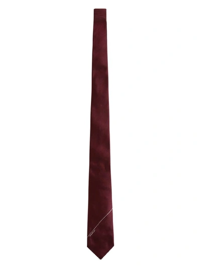 Shop Givenchy Tie In Silk In Rosso