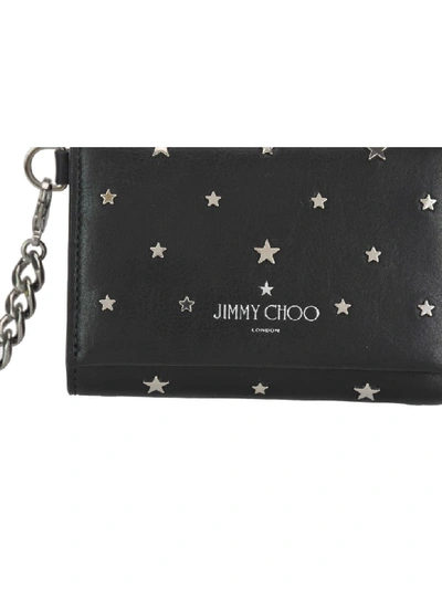 Shop Jimmy Choo Rolf Wallet In Black