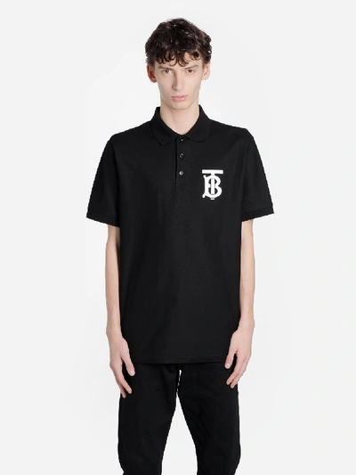 Shop Burberry T Shirts In Black