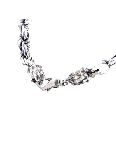 Shop Emanuele Bicocchi Bracelet In Silver