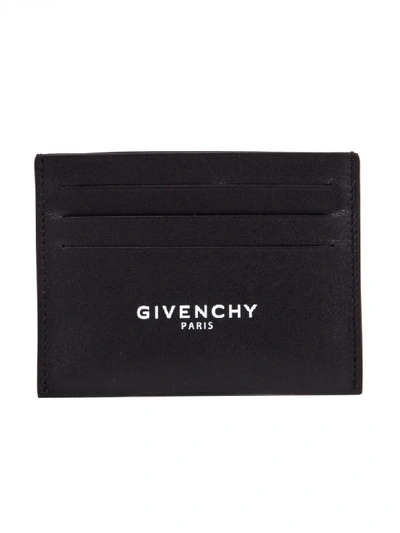 Shop Givenchy Paris Card Holder In Black In Nero