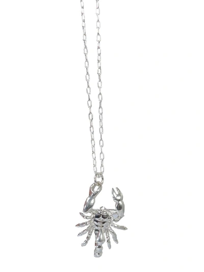 Shop Ambush Necklace With Scorpio Pendant In Argento