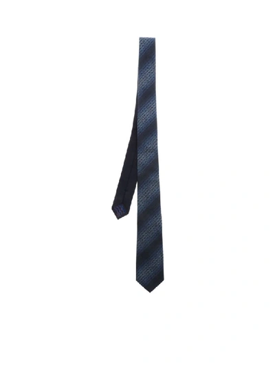 Shop Missoni Silk Tie In Blue