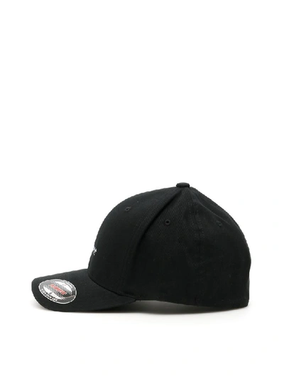 Shop Carhartt Script Bucket Baseball Cap In Black White (black)