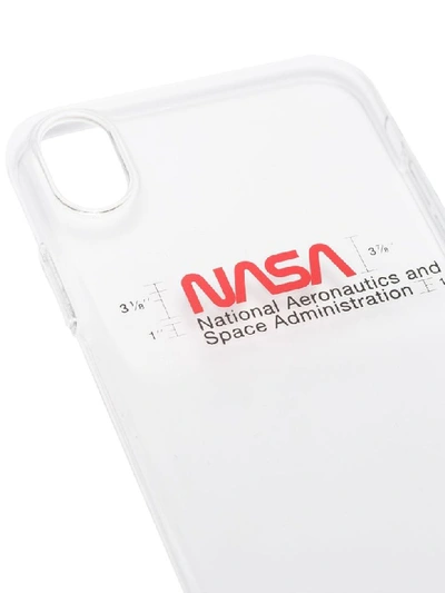 Shop Heron Preston Nasa Iphone Cover Xs In Transparent Multi