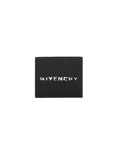 Shop Givenchy Wallet In Leather In Black