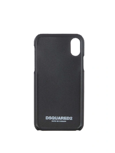 Shop Dsquared2 Logo Iphone X Case In Nero