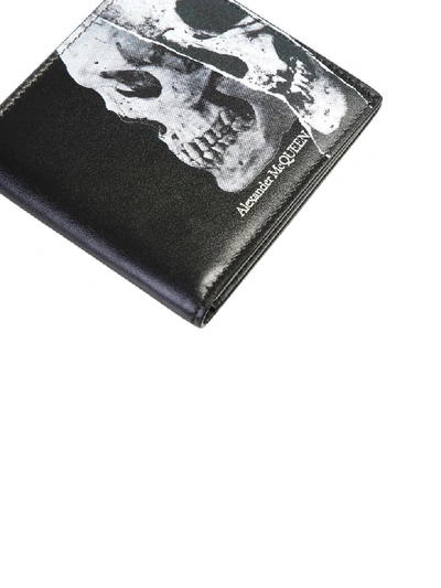 Shop Alexander Mcqueen Skull Wallet In Black