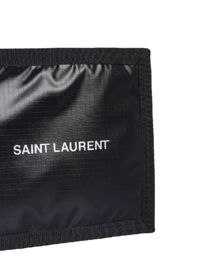 Shop Saint Laurent Bifold Wallet In Nero