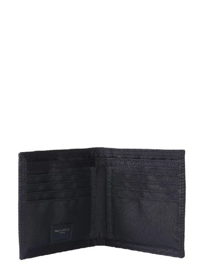 Shop Saint Laurent Bifold Wallet In Nero