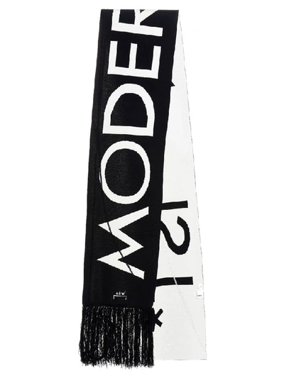 Shop A-cold-wall* A-cold-wall Modernist Scarf In Black & White